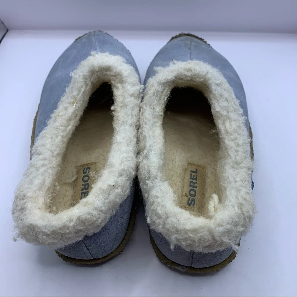 Sorrel cozy slippers size 2 blue big girl